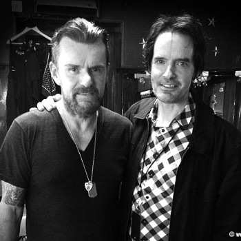 Billy and Jamie backstage at the Roundhouse