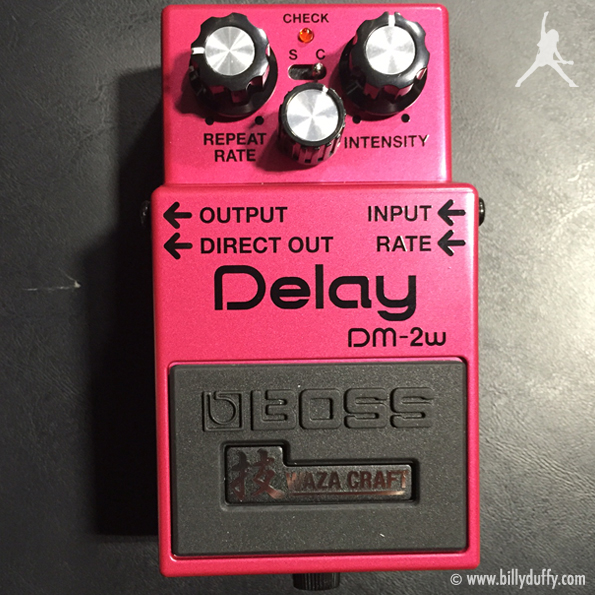 Billy Duffy's BOSS DM-2W Pedal