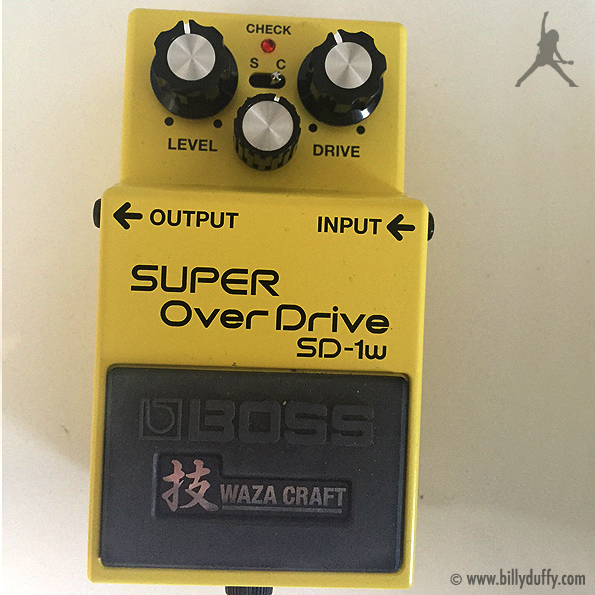 Billy Duffy's BOSS SD-1W Super Overdrive Pedal