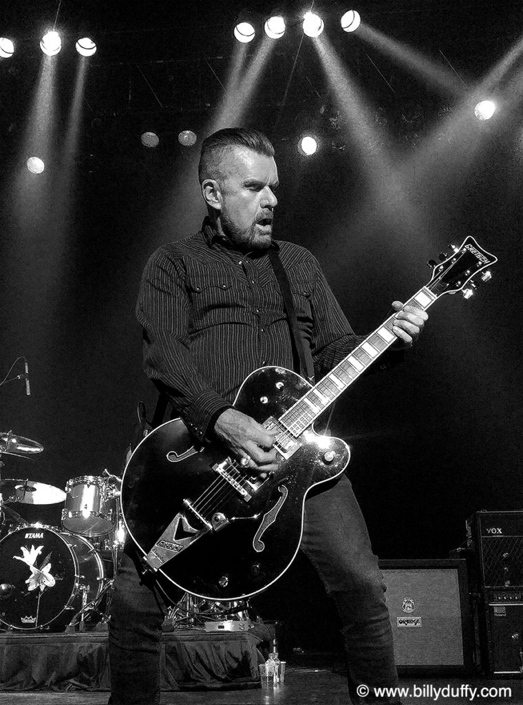 The Billy Duffy Gretsch Black Falcon in Anaheim