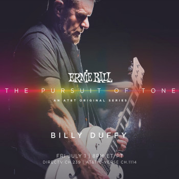 Billy Duffy in Ernie Ball's The Pursuit of Tone