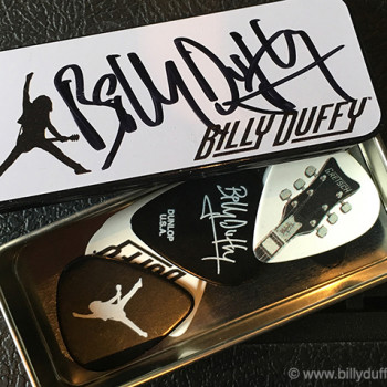 Billy Duffy Signed Pick Set 2016