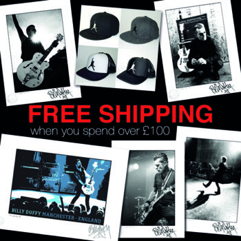 Billy Duffy Store Free Shipping Offer