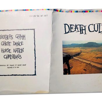 Death Cult EP – “unfinished” cover 1983