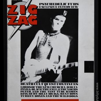 Billy on Zig Zag Cover – November 1983