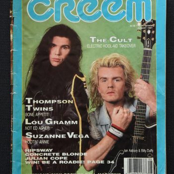 “CREEM” Magazine Cover – August 1987