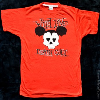 Red “WITH LOVE DEATH CULT” T-shirt