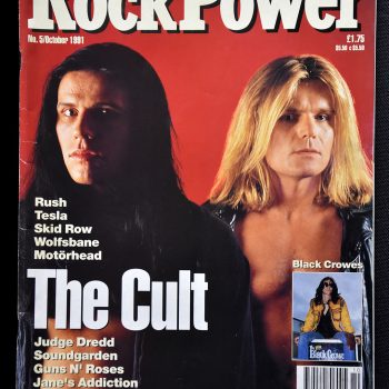 “Rock Power” Magazine Cover – October 1991
