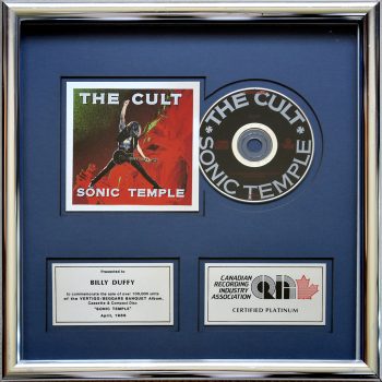 Billy’s ‘Sonic Temple’ Platinum Disc