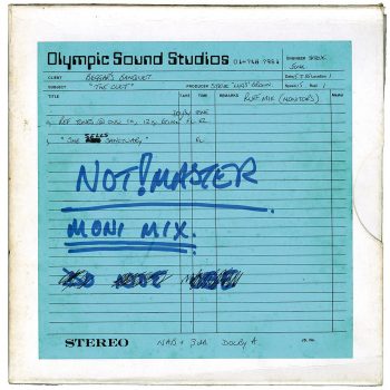 Sanctuary Studio Tape “Ruff Mix” – March 1985