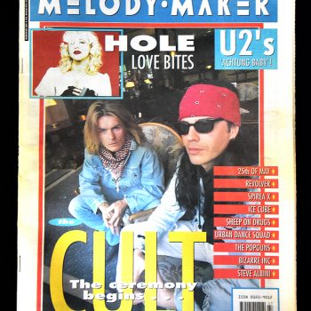 The Cult Melody Maker Cover – November 1991