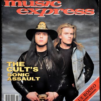 The Cult – Music Express magazine – 1989