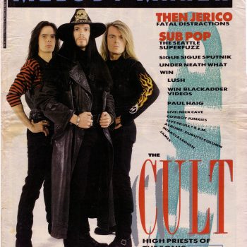 The Cult Melody Maker Cover – March 1989