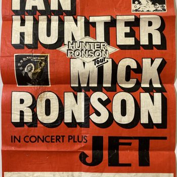 Billy’s Hunter Ronson Poster 21-03-1975