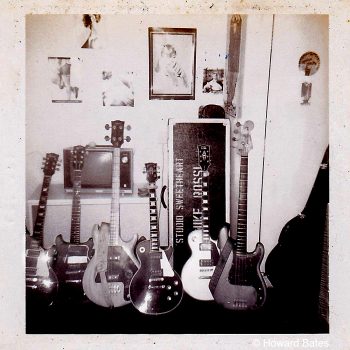 Studio Sweethearts guitars at their one and only gig…