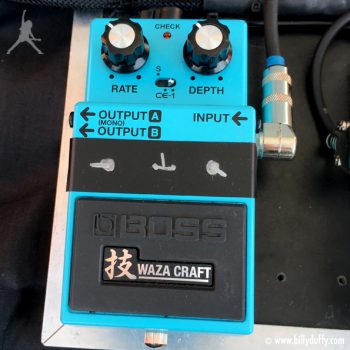 Billy Duffy's Boss Waza Craft Chorus Pedal