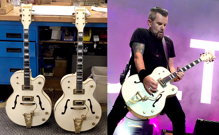 Billy Duffy 'Stern' Gretsch White Falcon