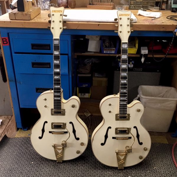 Billy Duffy Gretsch 'Stern' White Falcon